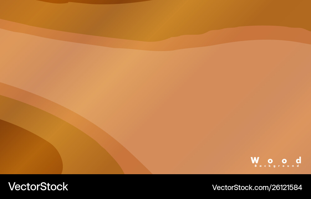 Abstract wave background with wooden patterns Vector Image