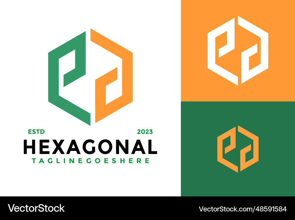 Buchstaben ea oder ae Hexagon Logo Design Symbol Buchstaben ea oder ae Hexagon Logo Design Symbol vektorbild