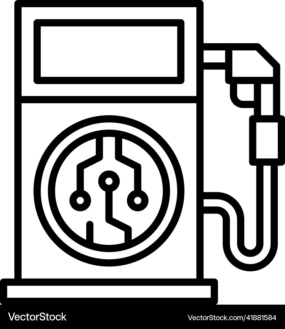 Gas Fee Cryptocurrency Icon – Royalty-Free Vector | VectorStock