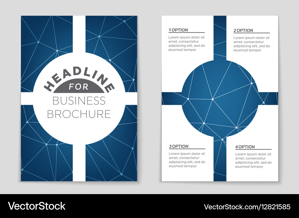 Abstract layout background set for art vector image