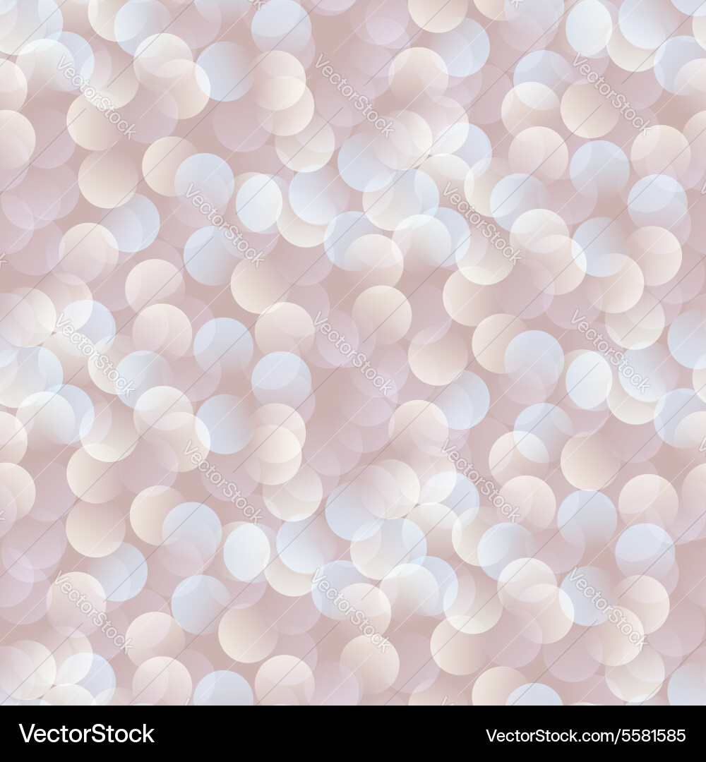 Blurred circle seamless pattern vector image