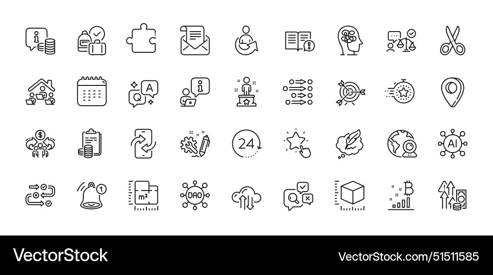 Copyright chat ranking star and survey progress Vector Image