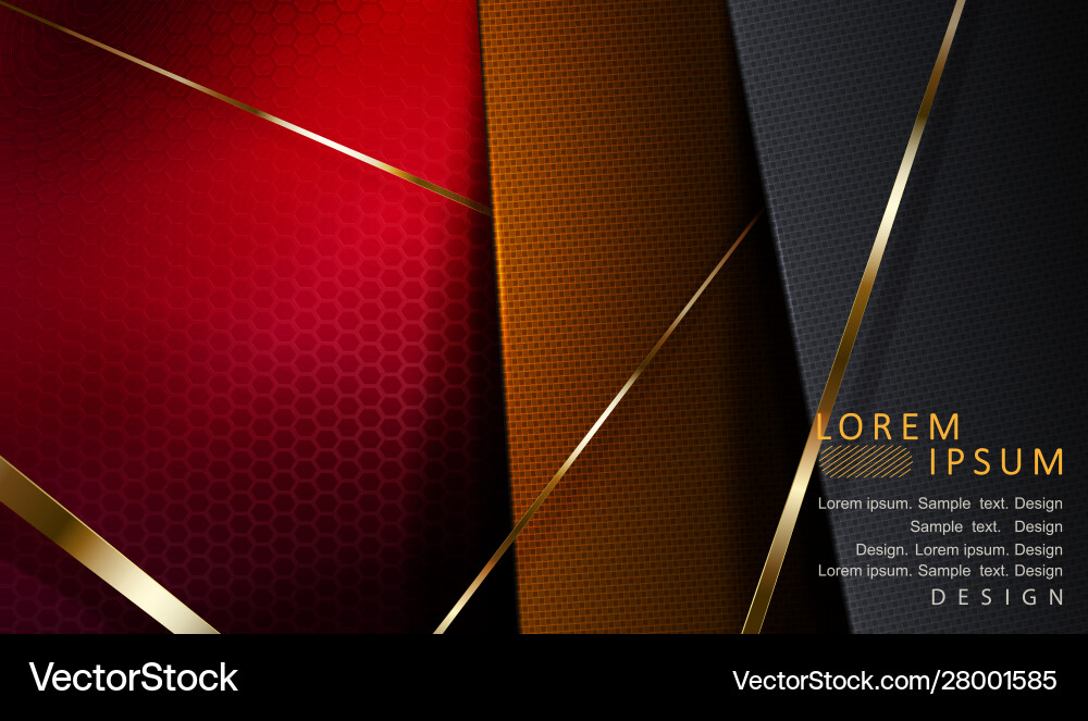 Geometric design with overlapping abstract texture vector image