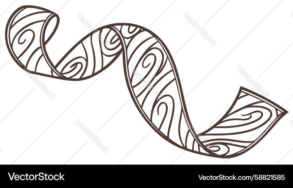 Intricate Scroll Motif Vector Image