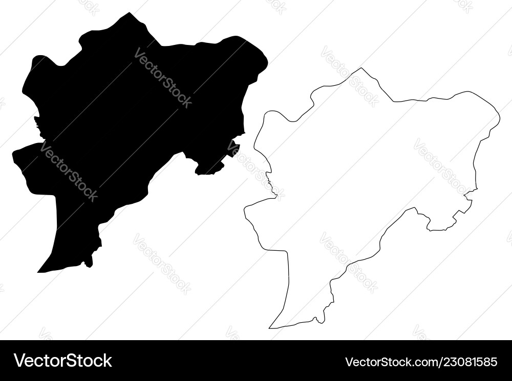 Kayseri map Kayseri map vector image