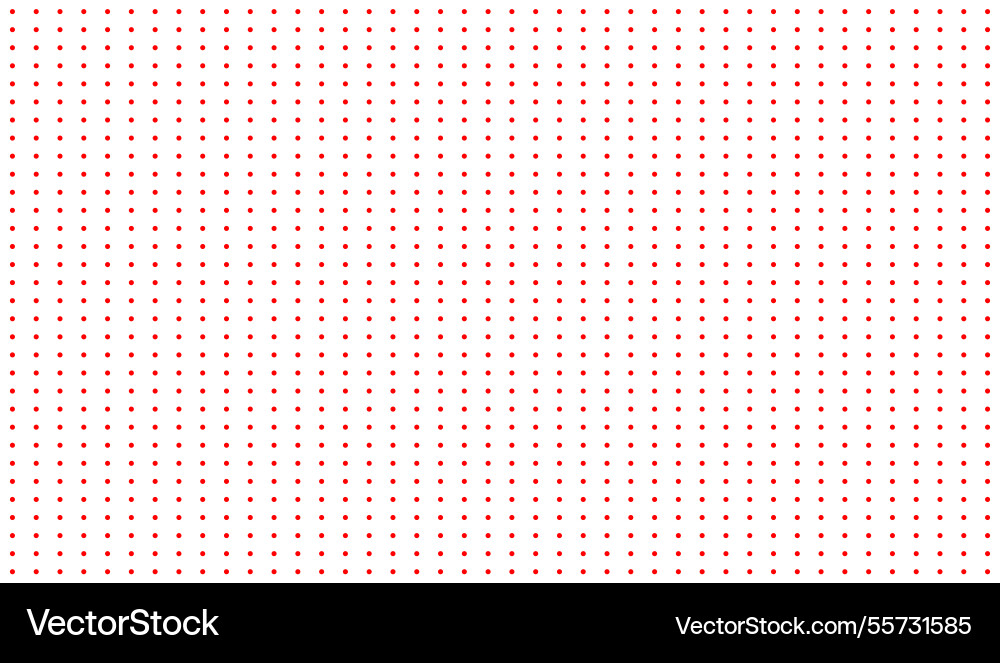 Seamless halftone dot pattern with red dots Seamless halftone dot pattern with red dots vector image