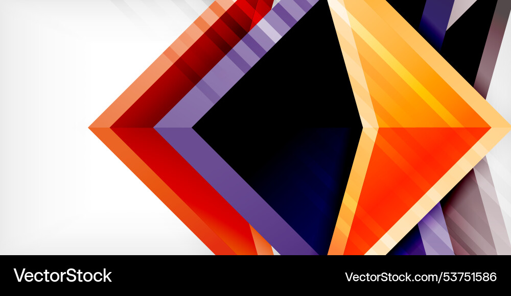 Abstract background color triangles and arrows Abstract background color triangles and arrows Vector Image