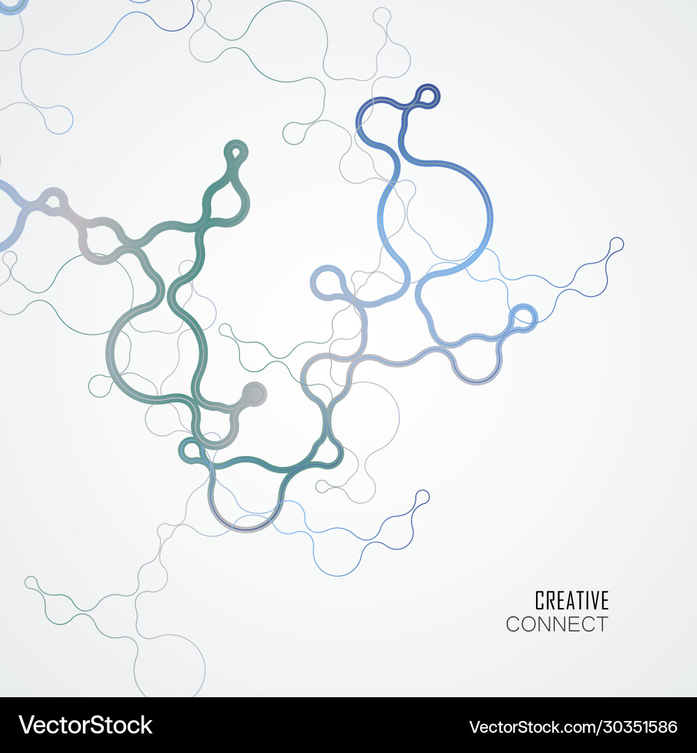 Abstract connecting dots and lines network Abstract connecting dots and lines network vector image