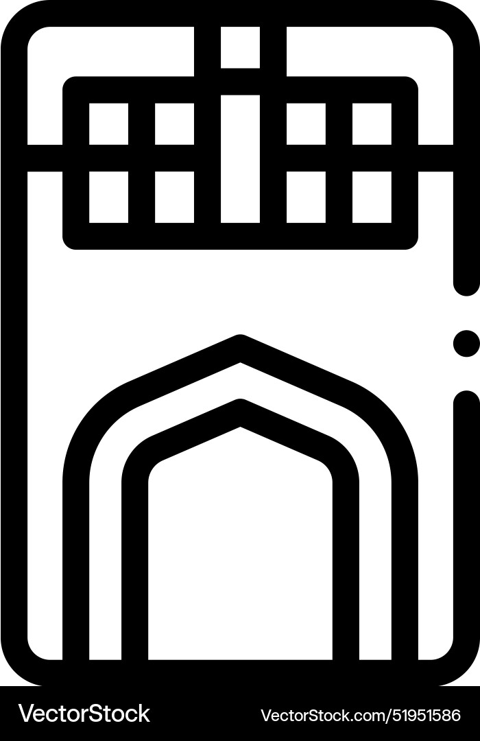 Cigarettes icon thin linear style design isolated Vector Image