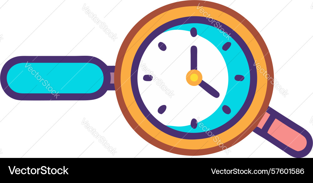 Focused time icon precise schedule event Vector Image