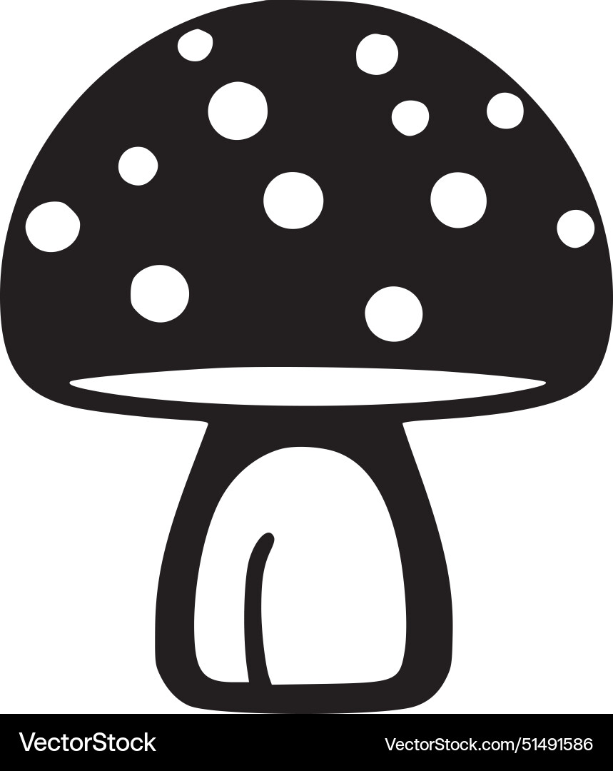 Pilz - minimalistische und einfache Silhouette Pilz - minimalistische und einfache Silhouette vektorbild