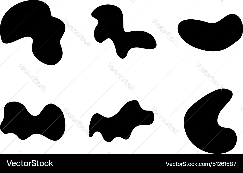 Abstract blobs liquid and fluid shape pictogram Abstract blobs liquid and fluid shape pictogram vector image