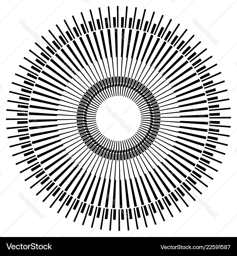 Abstract circle element with geometric lines Abstract circle element with geometric lines vector image
