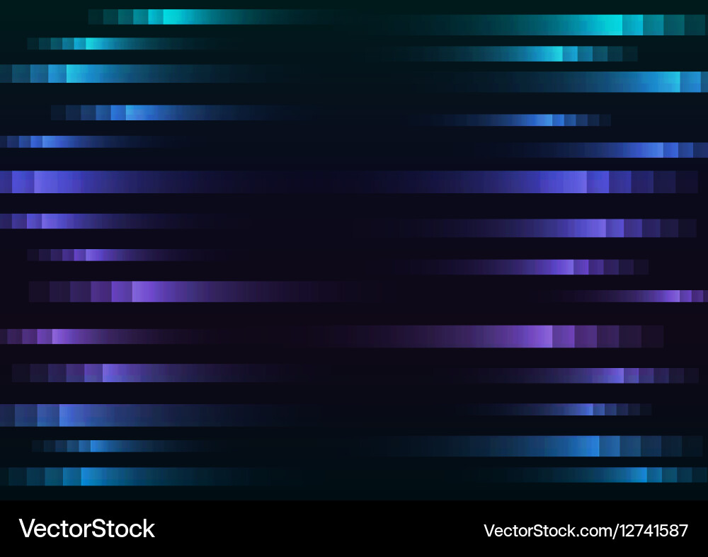 Cool color of abstract pixel speed background vector image
