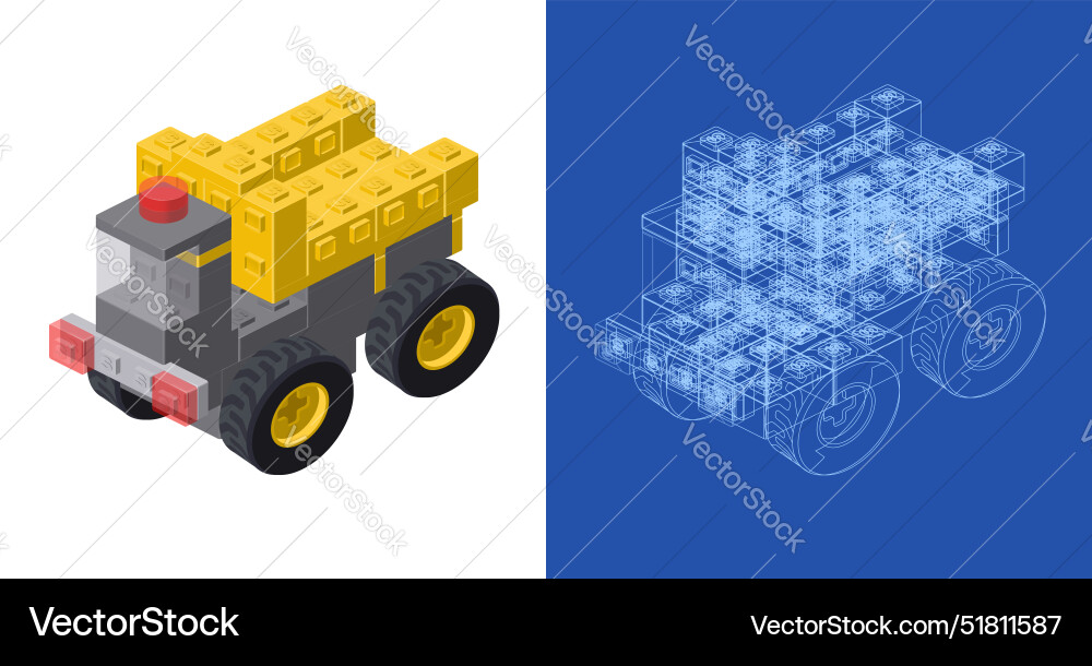 Dump LKW-Projekt für Druck und Design Dump LKW-Projekt für Druck und Design vektorbild