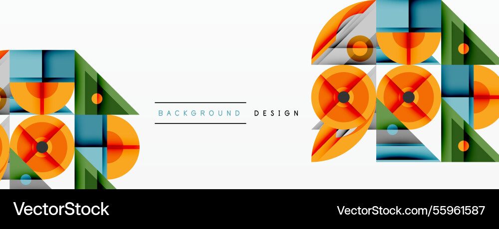 Geometric abstract composition with intersecting Geometric abstract composition with intersecting vector image