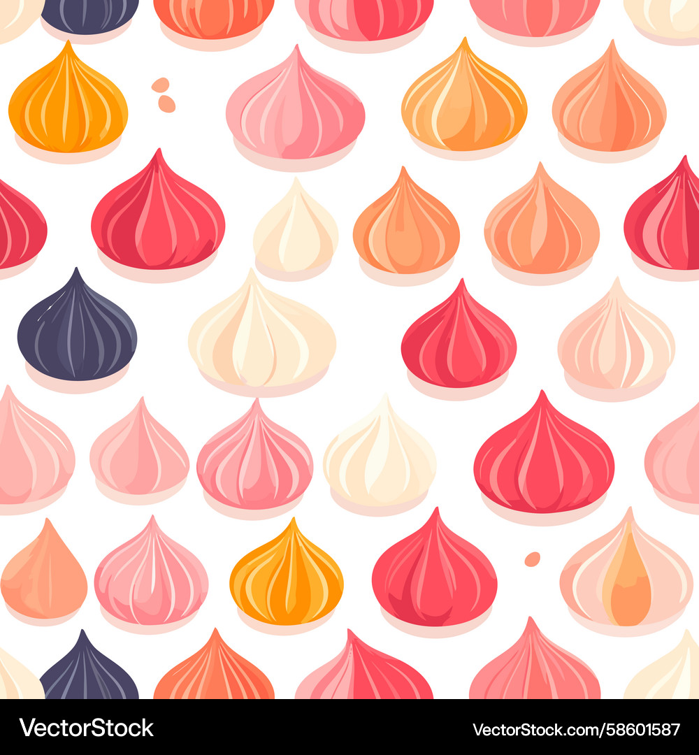 Playful array of colorful stylized onions Playful array of colorful stylized onions Vector Image