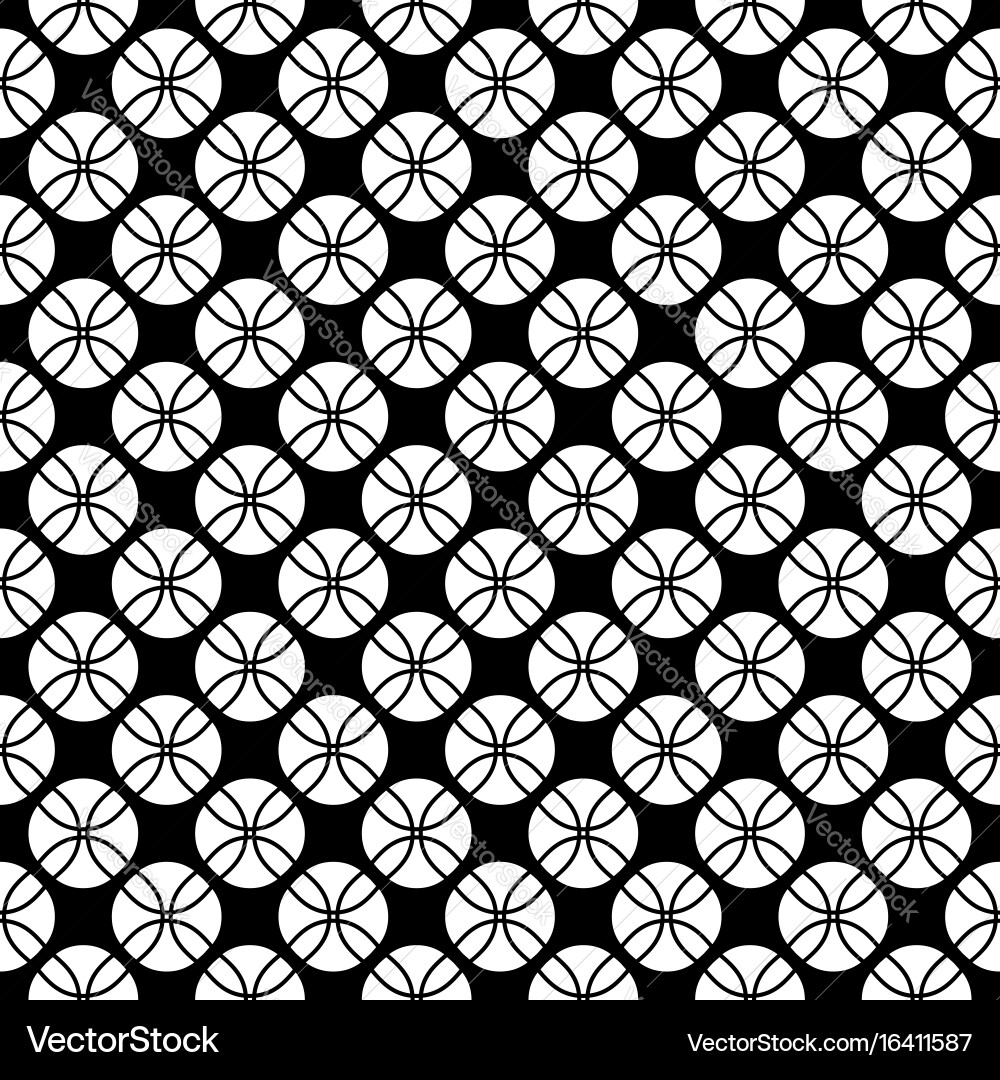 Seamless pattern texture with circles vector image