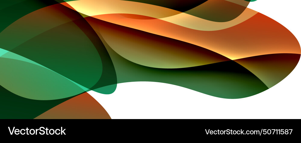 Wave lines and dynamic geometric design Vector Image
