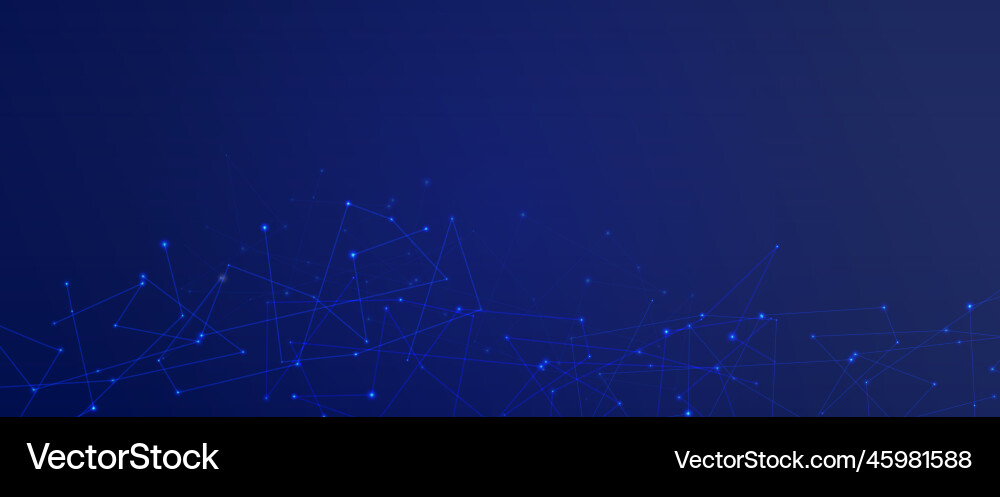 Abstract background with connected dots big data Abstract background with connected dots big data vector image