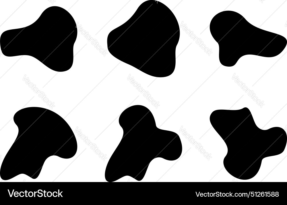 Abstract blobs liquid and fluid shape pictogram Abstract blobs liquid and fluid shape pictogram vector image