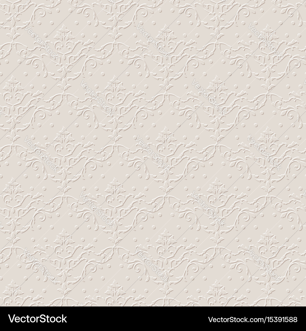 Elegant Damask Pattern vector image