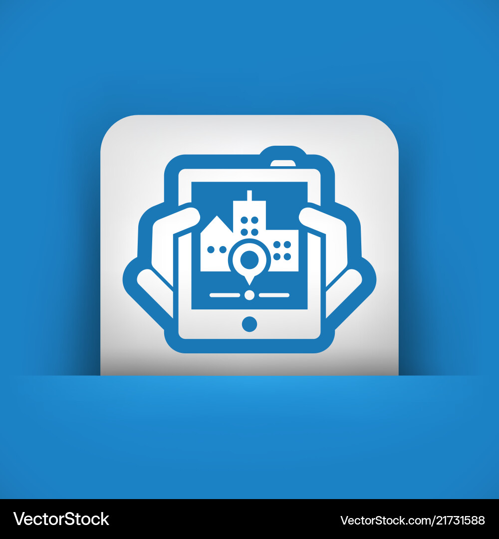 Map navigator web Map navigator web vector image