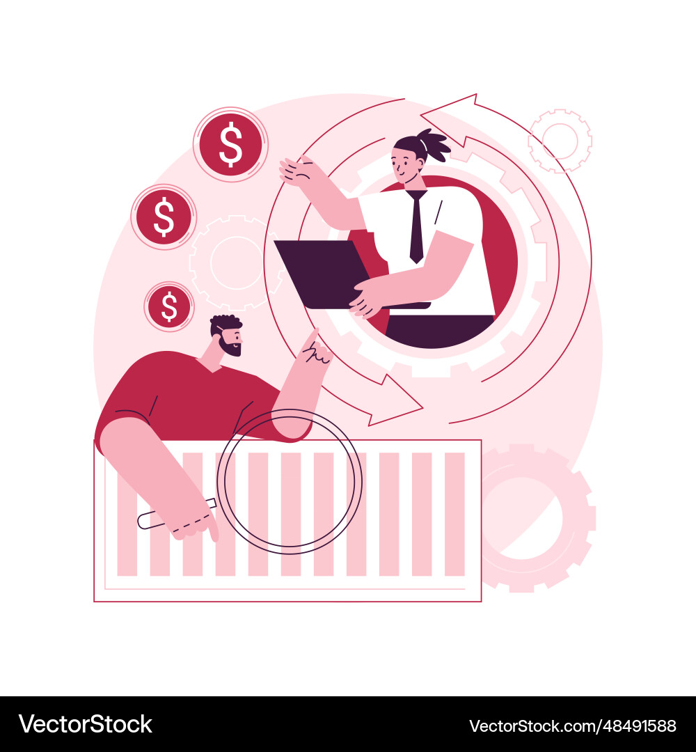 Workflow Process Abstract vector image