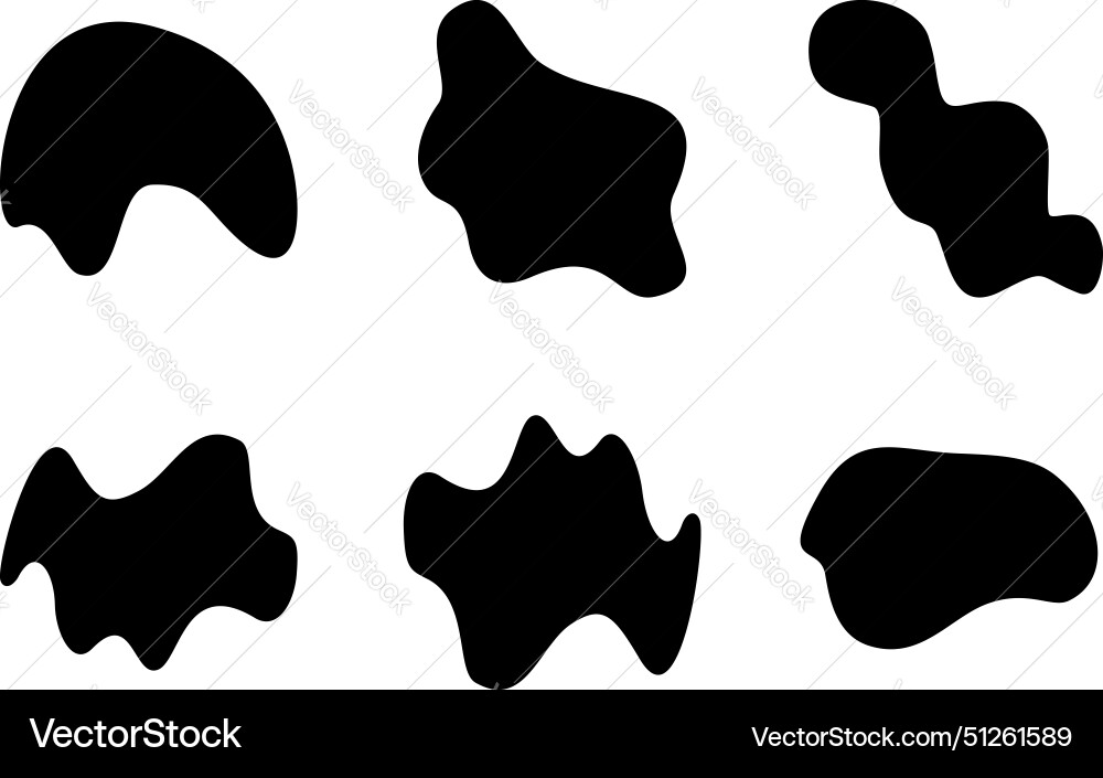Abstract blobs liquid and fluid shape pictogram Abstract blobs liquid and fluid shape pictogram vector image