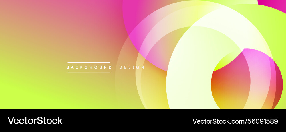 Abstract composition with layered circular Abstract composition with layered circular vector image