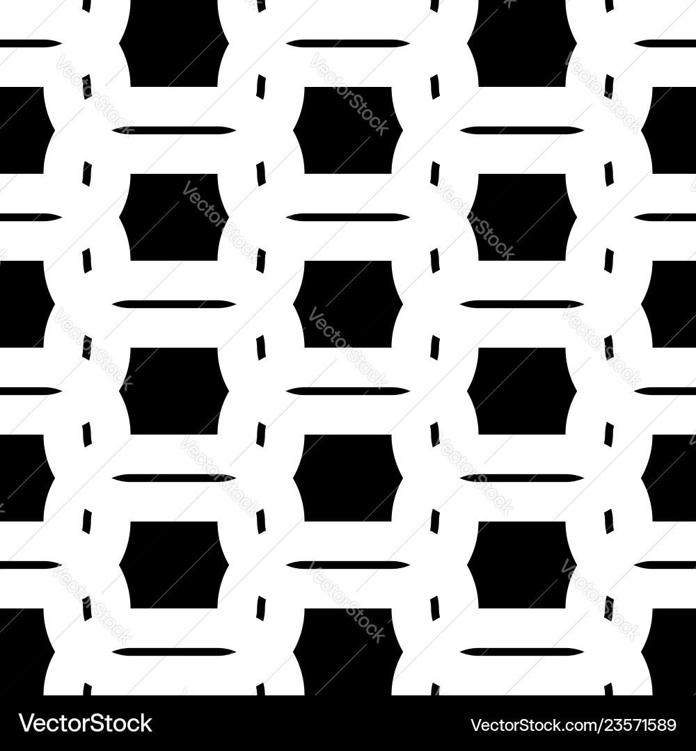 Design seamless monochrome grid pattern vector image