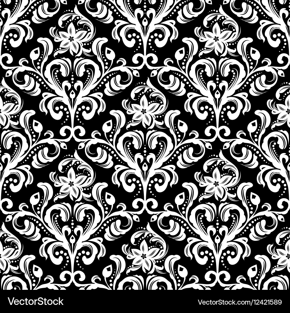 Seamless floral pattern Royalty Free Vector Image