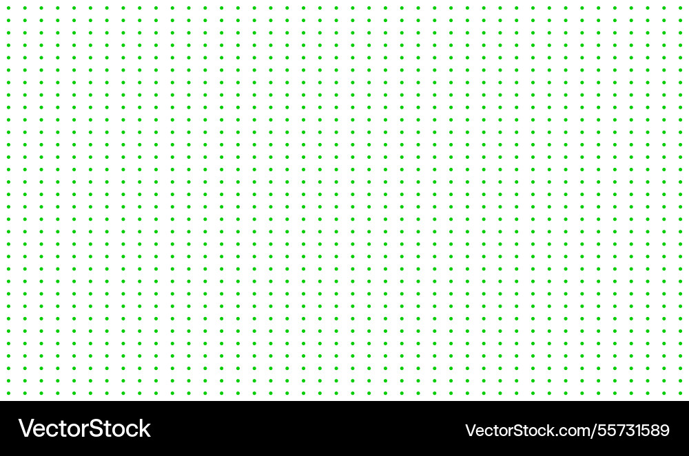 Seamless halftone dot pattern with small green Vector Image