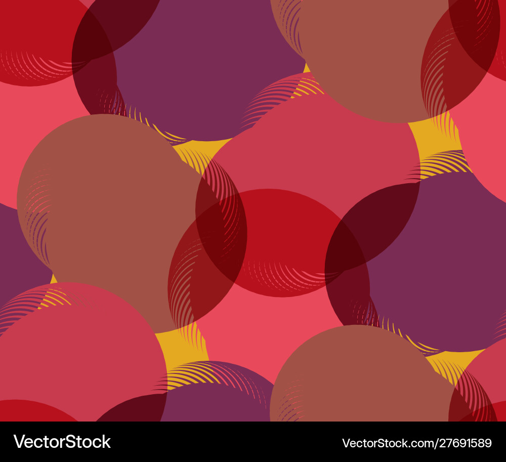 Seamless pattern with circles Vector Image