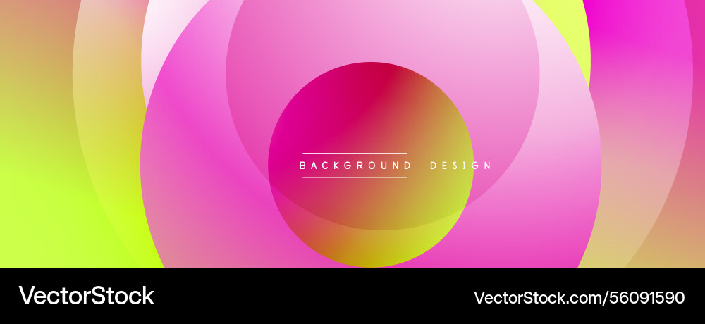 Abstract composition with layered circular Abstract composition with layered circular Vector Image