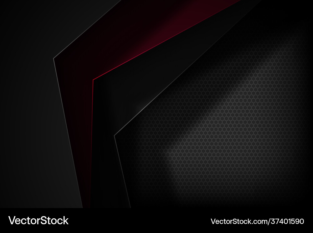Black abstract background with overlapping Black abstract background with overlapping vector image