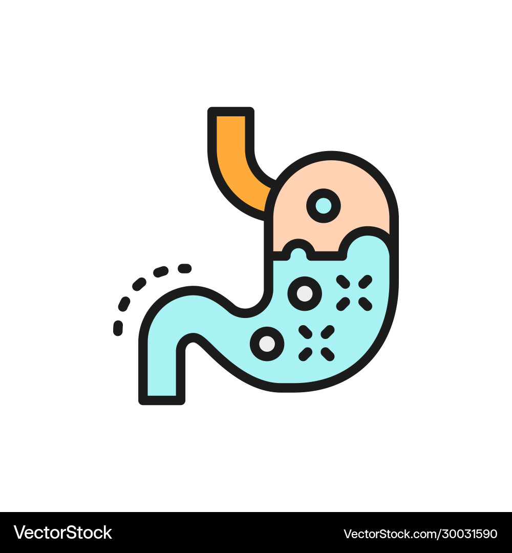 Stomach disease heartburn digestive problems Stomach disease heartburn digestive problems vector image