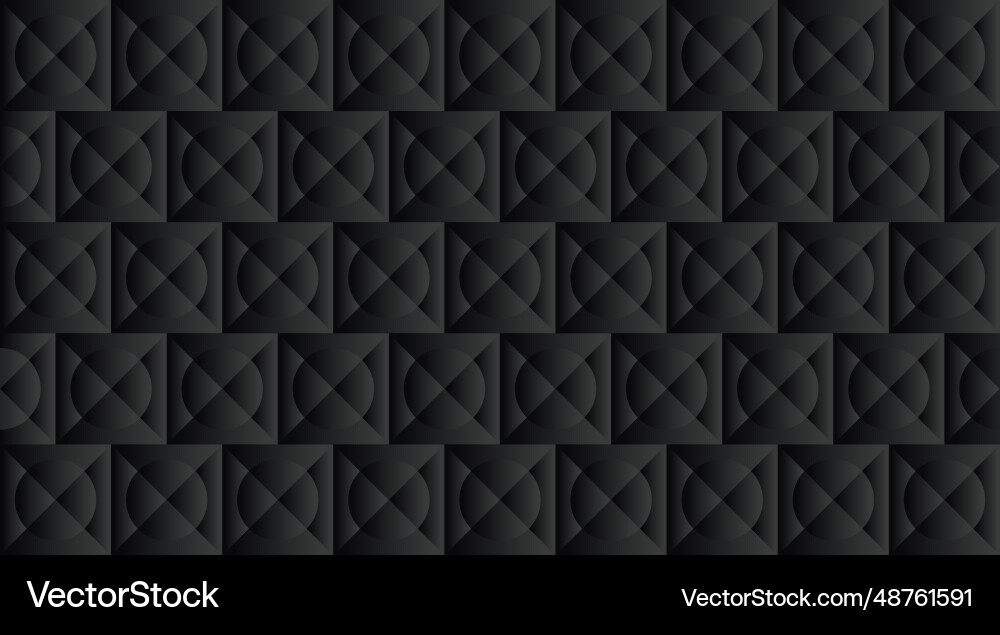 Abstract black geometric background pattern design Vector Image