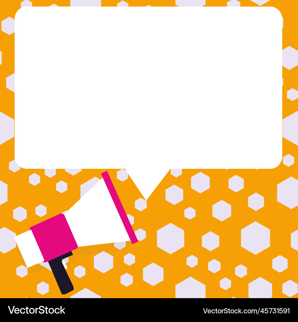 Drawing with conversation bubble showing new Drawing with conversation bubble showing new Vector Image