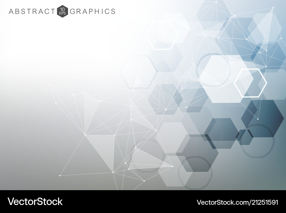 Geometric abstract background with connected line Geometric abstract background with connected line vector image
