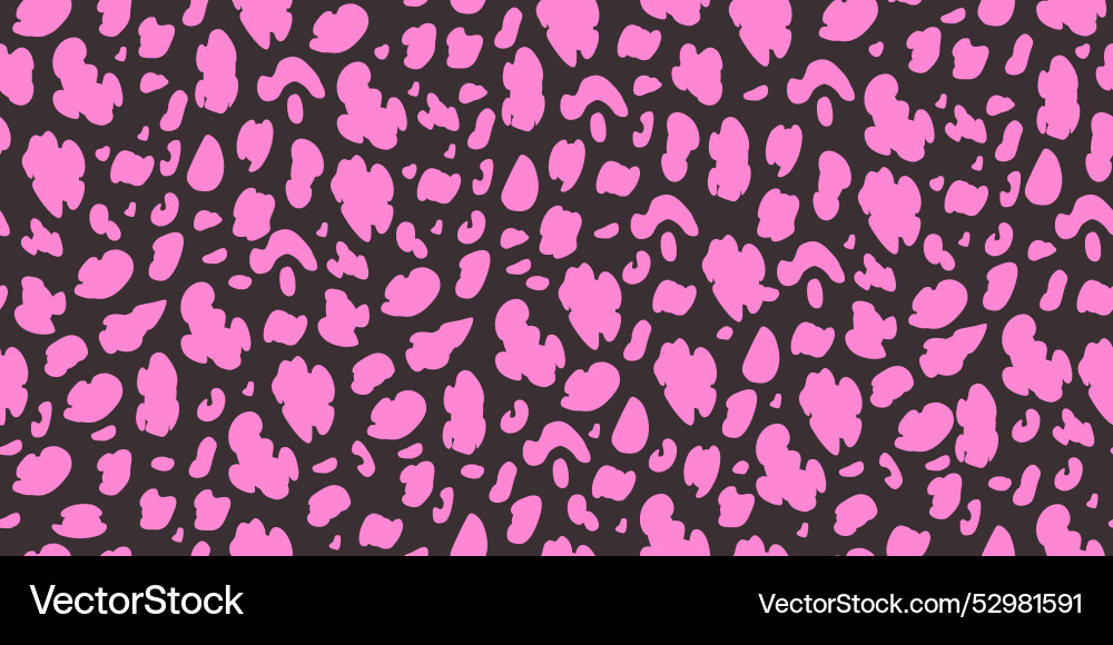 Leopard seamless pattern animalistic print Leopard seamless pattern animalistic print vector image
