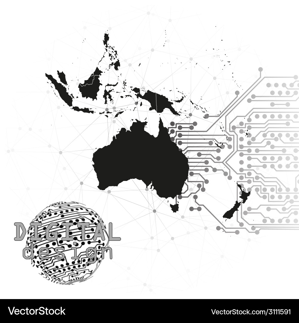 Molecule structure gray background Royalty Free Vector Image