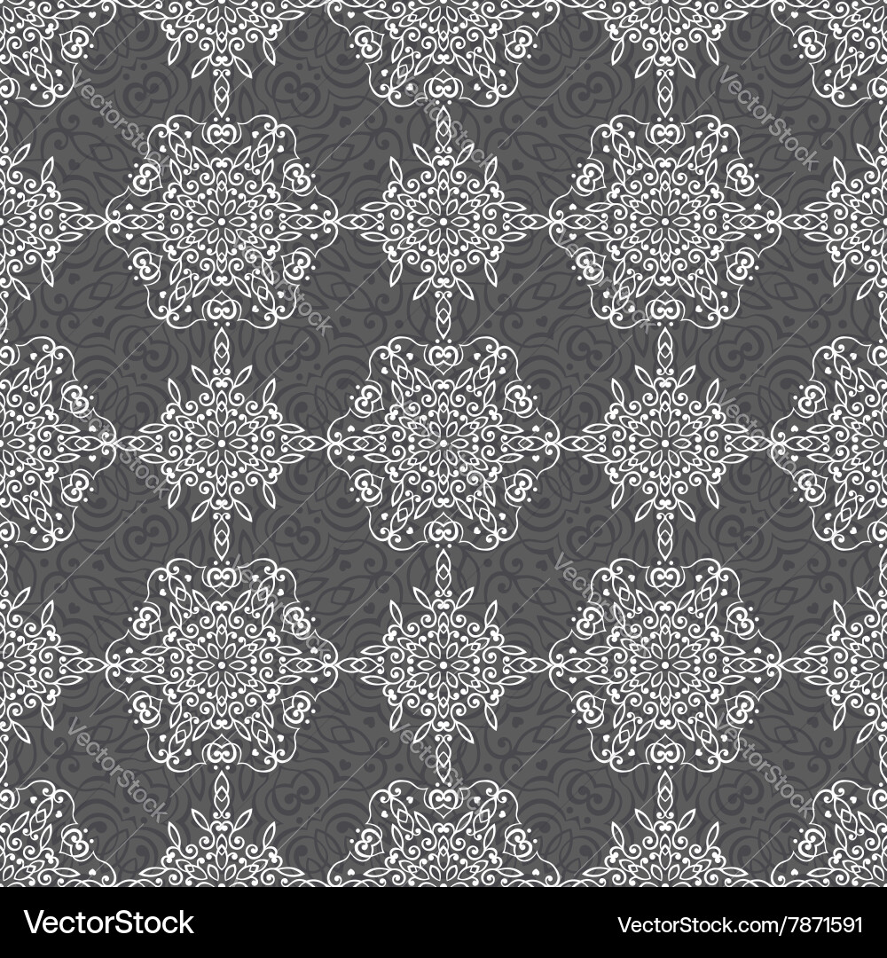 Seamless background with abstract ethnic pattern Vector Image