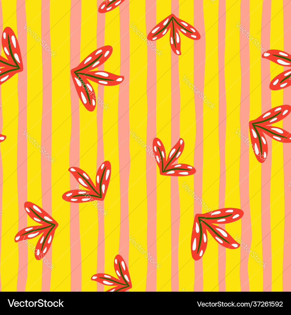 Abstract bright seamless pattern with random red Abstract bright seamless pattern with random red vector image