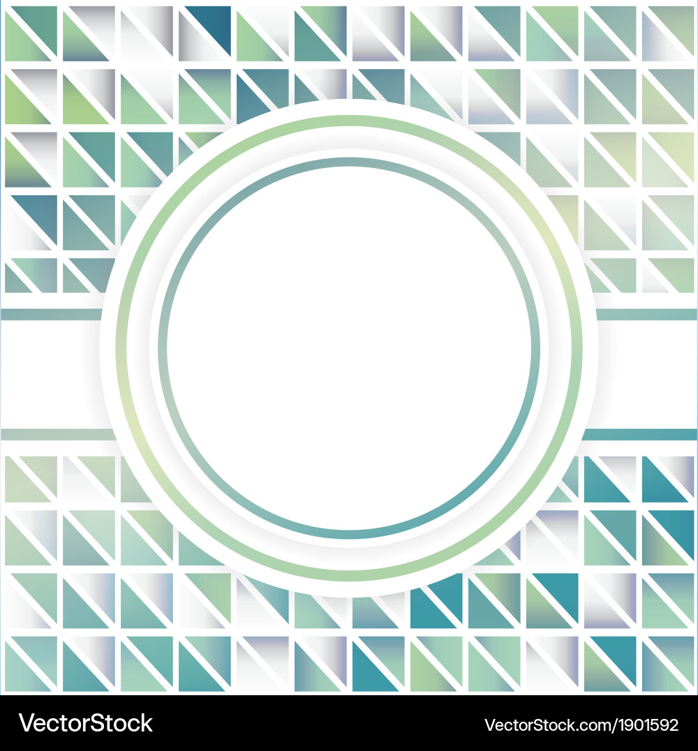Abstract colorful triangular background vector image
