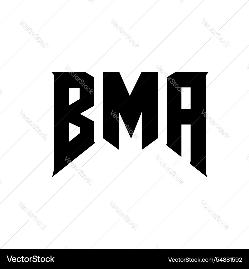 Bma Brief Logo Design für Technologieunternehmen Bma Brief Logo Design für Technologieunternehmen vektorbild