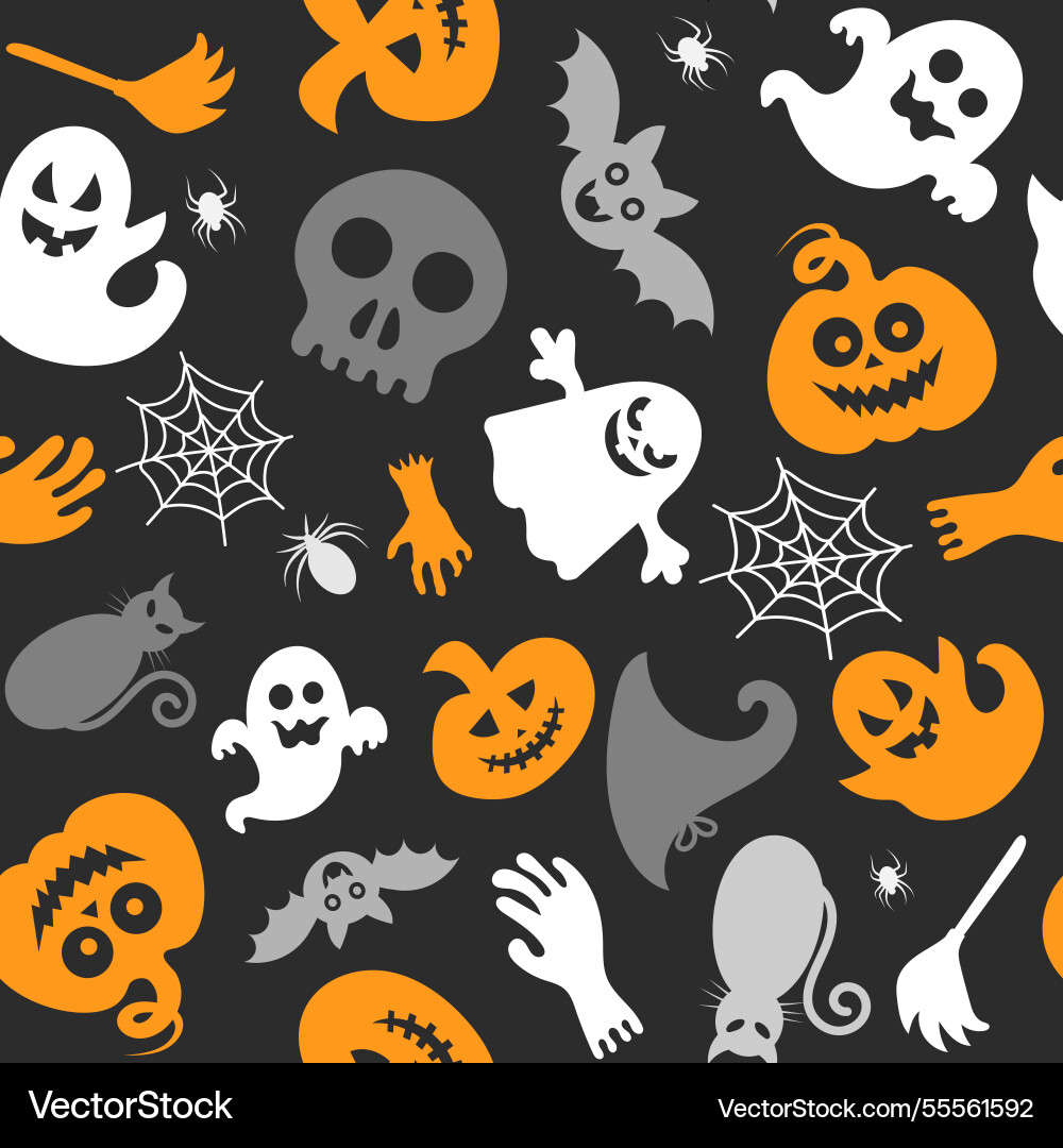 Seamless pattern for halloween design Seamless pattern for halloween design Vector Image