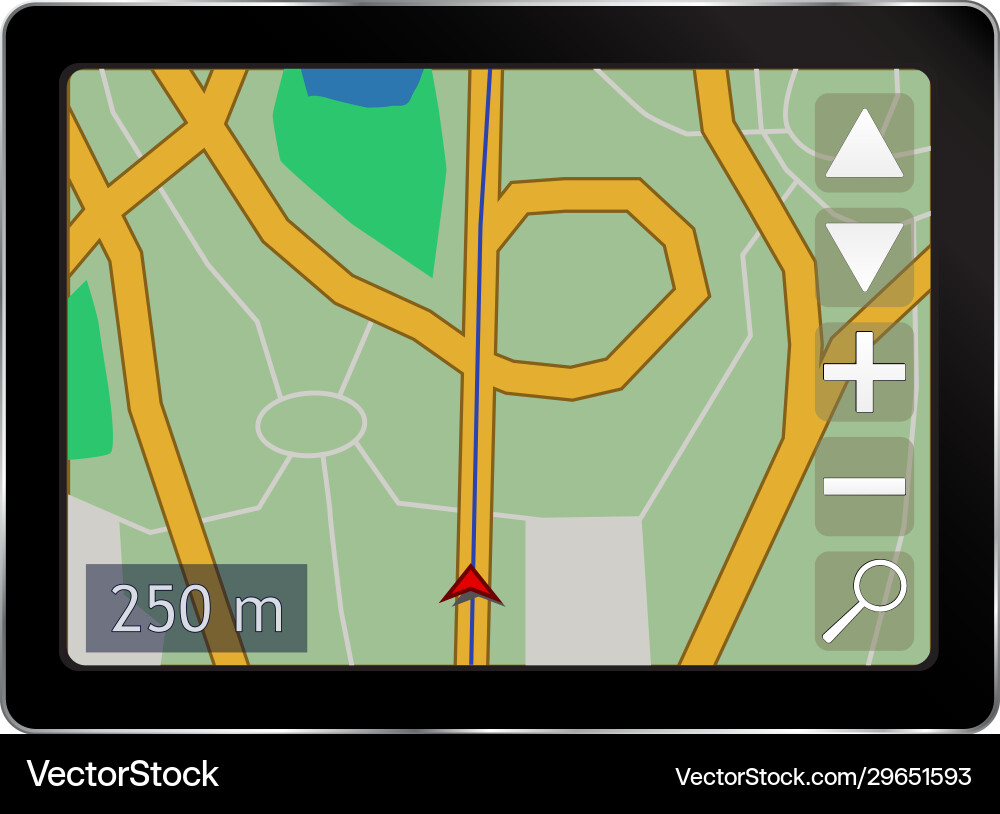 Navigation device Vector Image