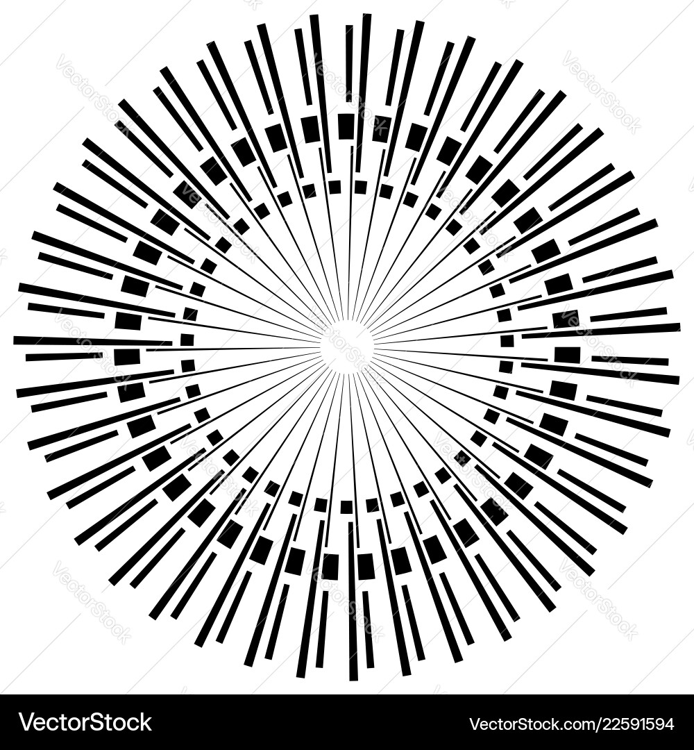 Abstract circle element with geometric lines Abstract circle element with geometric lines vector image