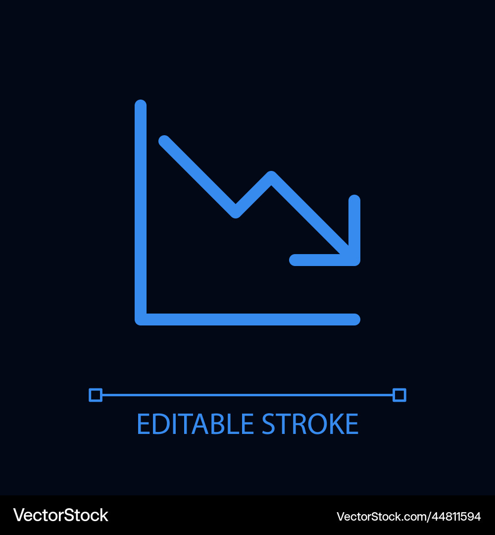 Diminution pixel perfect color linear ui icon Diminution pixel perfect color linear ui icon vector image